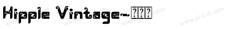 Hipple Vintage字体转换